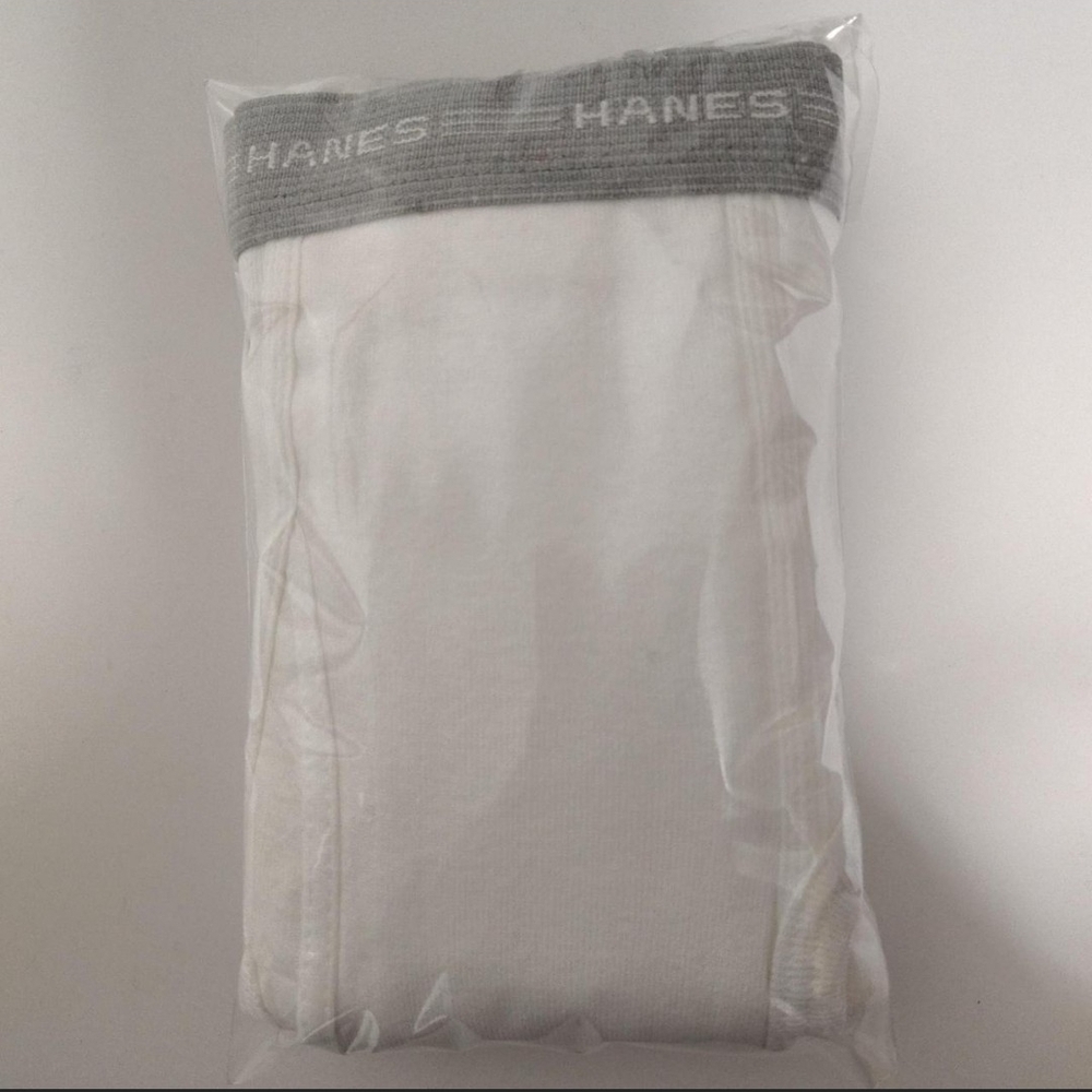 Vintage Hanes Men's Gray Waistband White Briefs 3 Pairs Size 34 - Picture 5 of 6